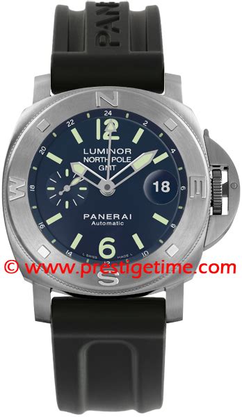 pam00252 Panerai Luminor North Pole GMT 44mm Mens Watch